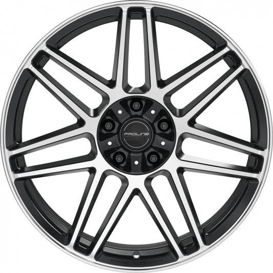 Proline PFG forged black matt polished Alufelge 10x22 Zoll ET35 LK 5x130 ML84 – Bild 2