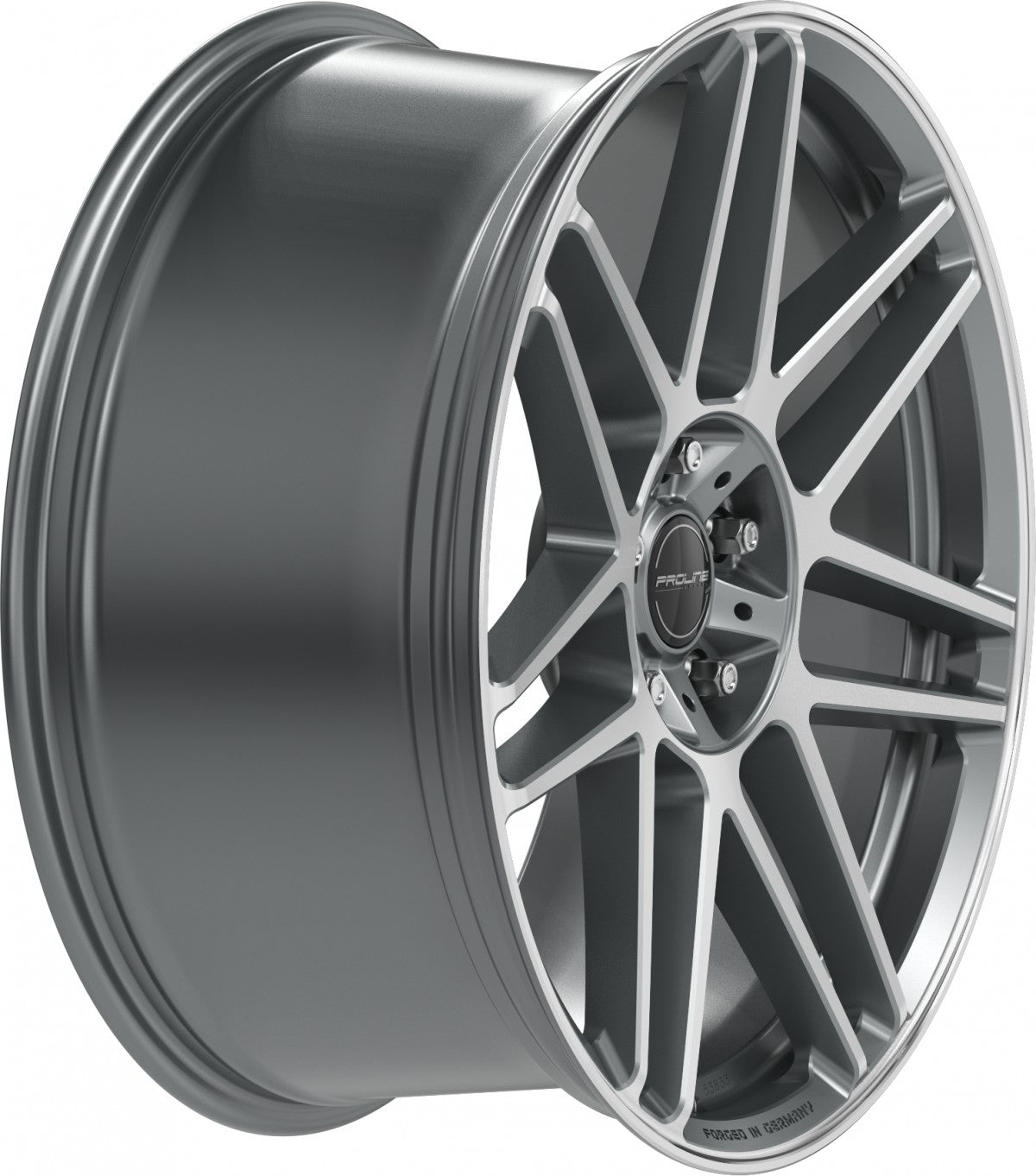 Proline PFG forged matt grey polished Alufelge 10x22 Zoll ET35 LK 5x130 ML84 – Bild 4