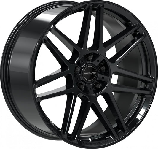 Proline PFG forged black glossy Alufelge 10x22 Zoll ET21 LK 5x130 ML84