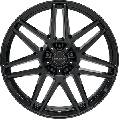 Proline PFG forged black glossy Alufelge 10x22 Zoll ET21 LK 5x130 ML84 – Bild 2