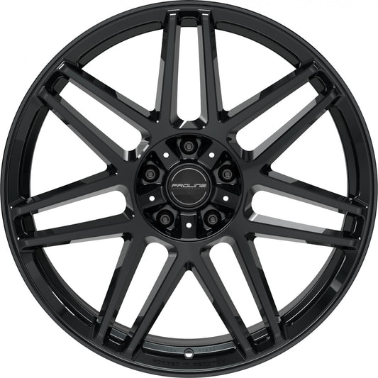 Proline PFG forged black glossy Alufelge 10x22 Zoll ET21 LK 5x130 ML84 – Bild 2