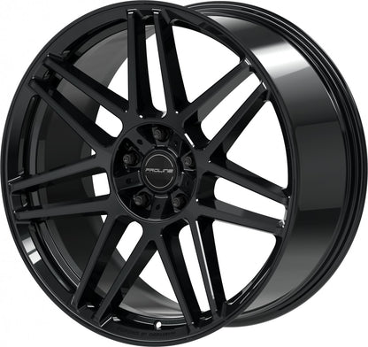 Proline PFG forged black glossy Alufelge 10x22 Zoll ET21 LK 5x130 ML84 – Bild 5