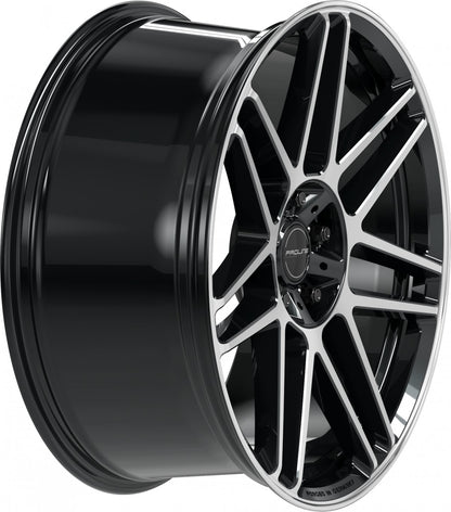 Proline PFG forged black polished Alufelge 10x22 Zoll ET21 LK 5x130 ML84 – Bild 4
