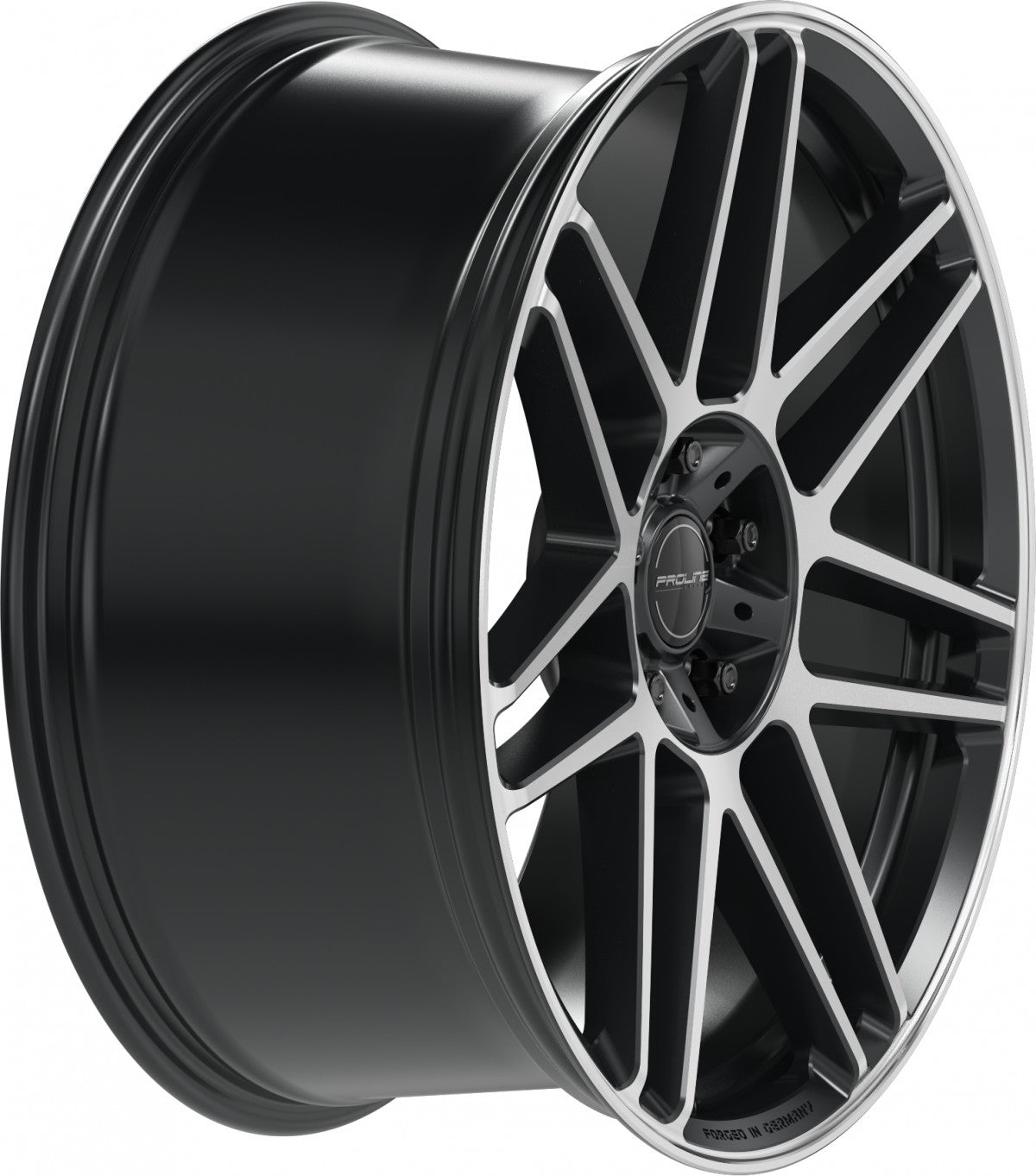 Proline PFG forged black matt polished Alufelge 10x22 Zoll ET21 LK 5x130 ML84 – Bild 4