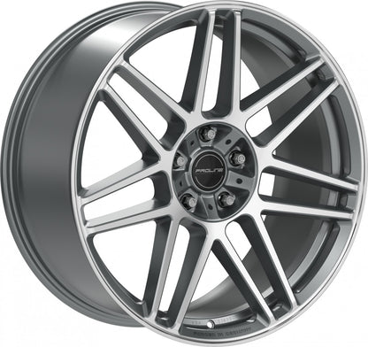 Proline PFG forged matt grey polished Alufelge 10x22 Zoll ET21 LK 5x130 ML84