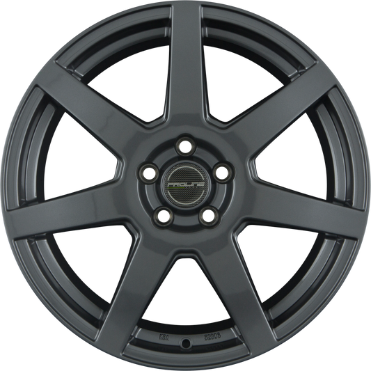 Proline B1 Grey Glossy (GG) Alufelge 8x18 Zoll ET35 LK 5x120 ML72.6