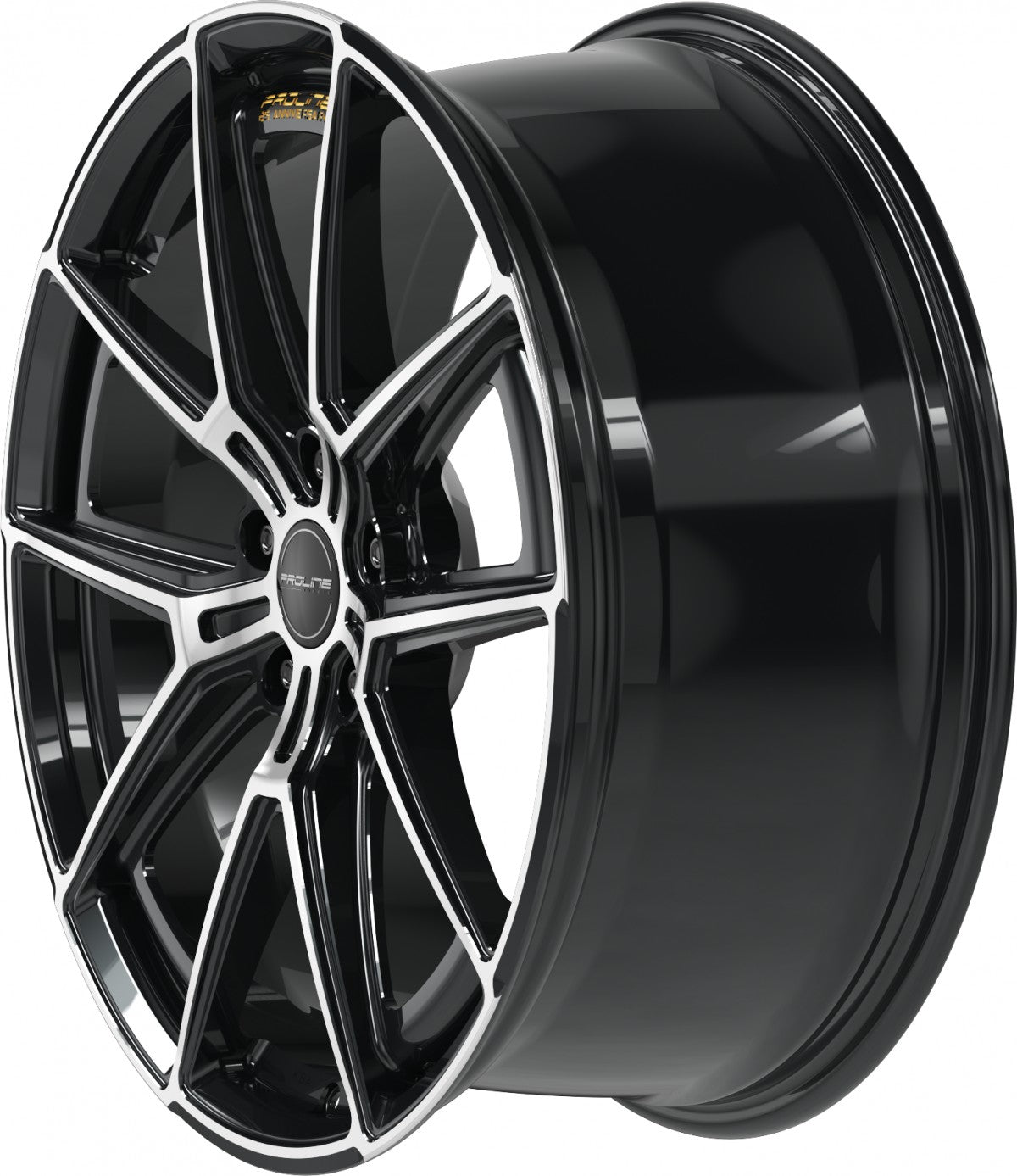 Proline PF25 forged black polished Alufelge 8.5x20 Zoll ET28 LK 5x112 ML66.5 – Bild 6