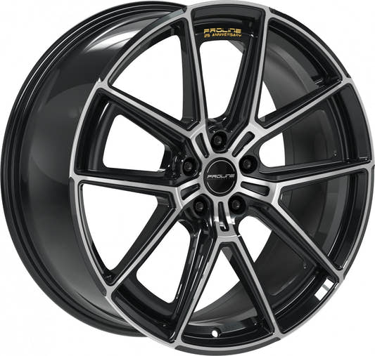Proline PF25 forged black polished Alufelge 9.5x20 Zoll ET32 LK 5x112 ML57.1
