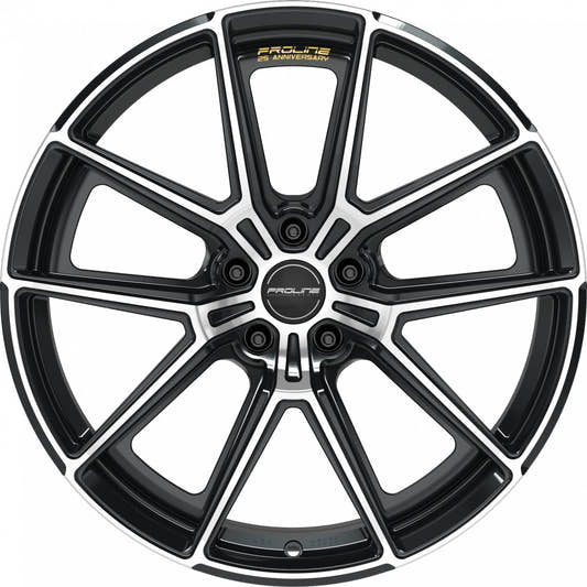 Proline PF25 forged black polished Alufelge 9.5x20 Zoll ET32 LK 5x112 ML57.1 – Bild 2