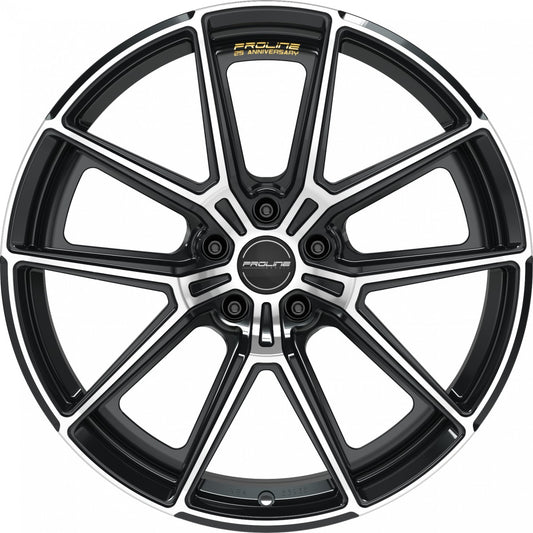 Proline PF25 forged black polished Alufelge 10.5x20 Zoll ET40 LK 5x112 ML66.5 – Bild 2