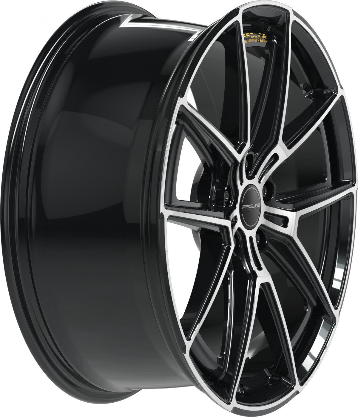 Proline PF25 forged black polished Alufelge 10.5x20 Zoll ET40 LK 5x112 ML66.5 – Bild 4