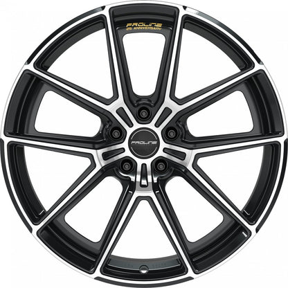Proline PF25 forged black polished Alufelge 10.5x20 Zoll ET50 LK 5x112 ML57.1 – Bild 2