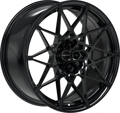 Proline PFM forged black glossy Alufelge 9.5x20 Zoll ET22 LK 5x112 ML66.5