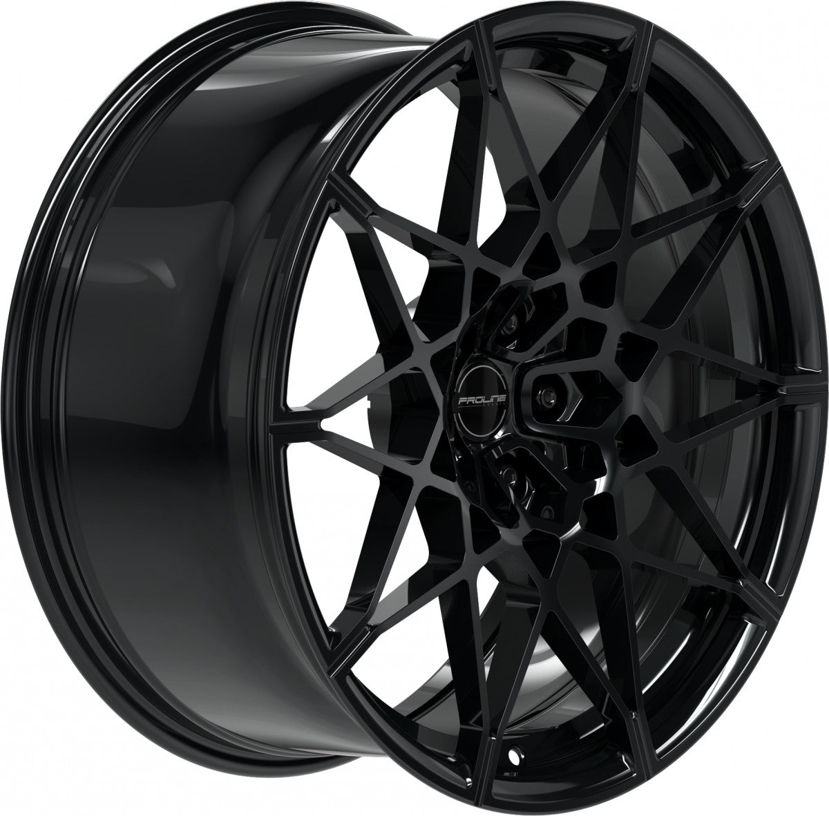 Proline PFM forged black glossy Alufelge 9.5x20 Zoll ET22 LK 5x112 ML66.5 – Bild 3