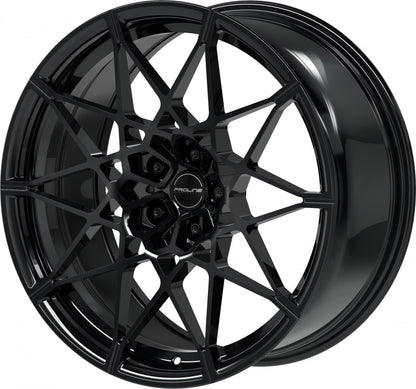 Proline PFM forged black glossy Alufelge 9.5x20 Zoll ET22 LK 5x112 ML66.5 – Bild 5