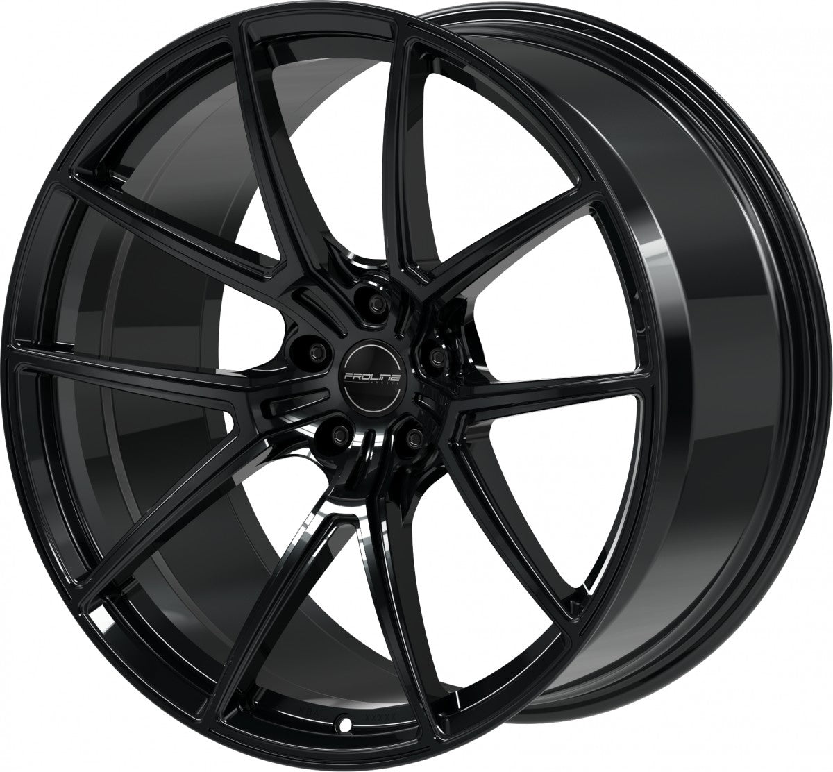 Proline PFR forged black glossy Alufelge 10.5x21 Zoll ET19 LK 5x112 ML66.5 – Bild 5