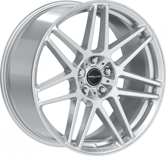 Proline PFG forged vanadium silver Alufelge 10x22 Zoll ET21 LK 5x130 ML84