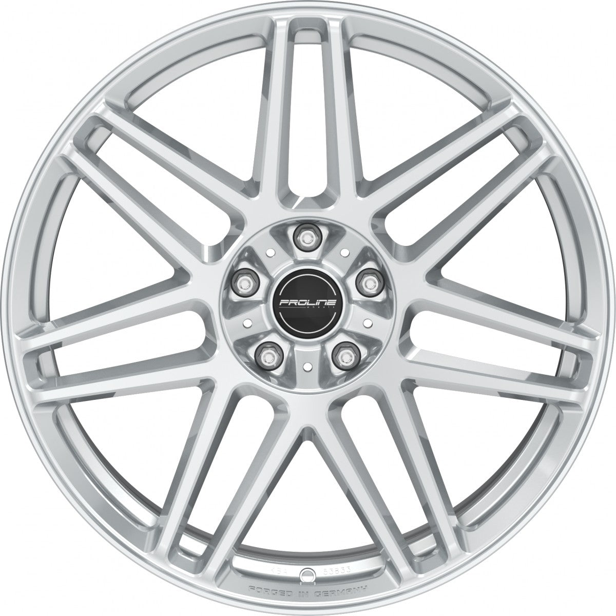 Proline PFG forged vanadium silver Alufelge 10x22 Zoll ET35 LK 5x130 ML84 – Bild 2