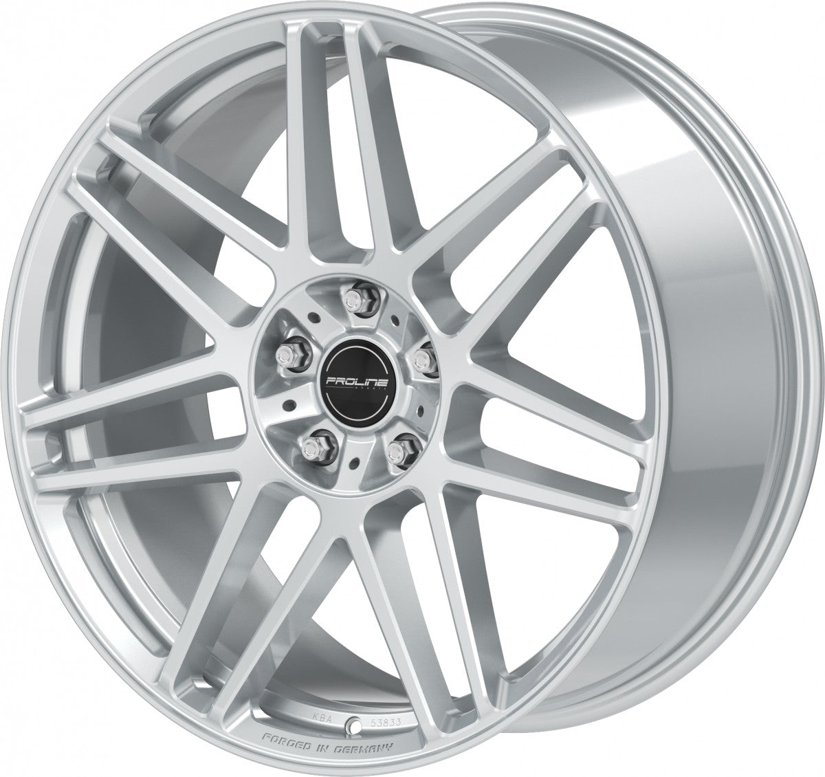Proline PFG forged vanadium silver Alufelge 10x22 Zoll ET35 LK 5x130 ML84 – Bild 5