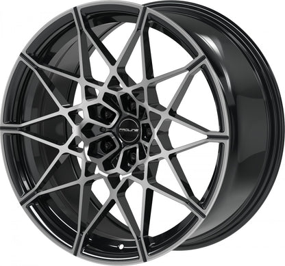 Proline PFM forged black polished Alufelge 9.5x20 Zoll ET22 LK 5x112 ML66.5 – Bild 5