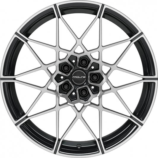 Proline PFM forged black polished Alufelge 9.5x20 Zoll ET28 LK 5x112 ML66.5 – Bild 2