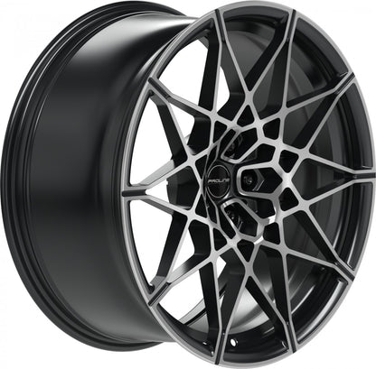 Proline PFM forged black matt polished Alufelge 9.5x20 Zoll ET22 LK 5x112 ML66.5 – Bild 3