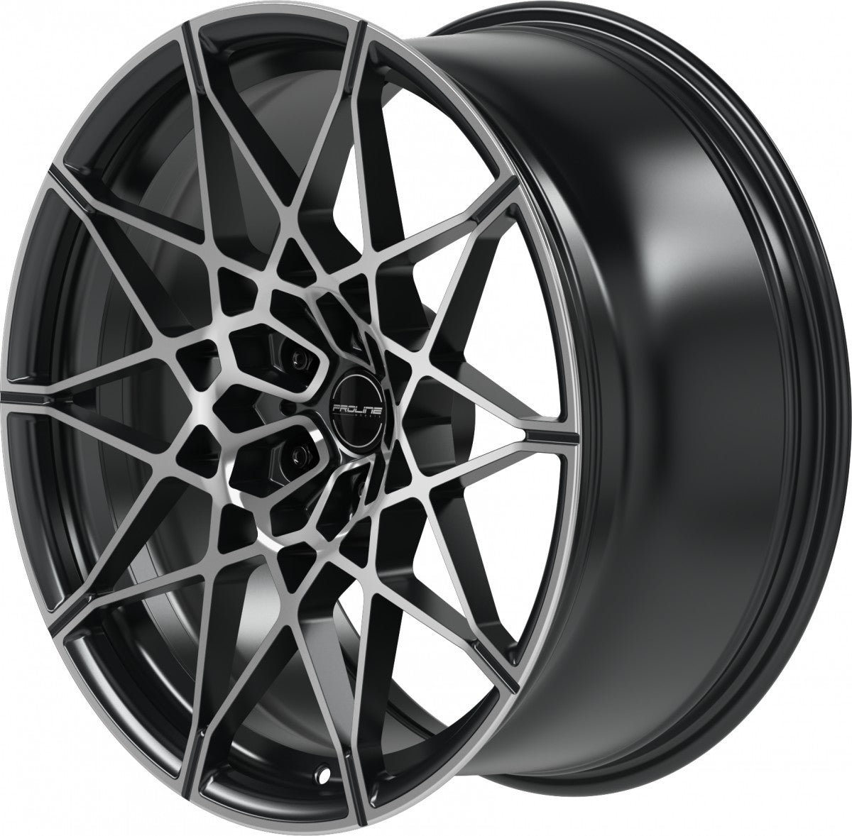 Proline PFM forged black matt polished Alufelge 9.5x20 Zoll ET22 LK 5x112 ML66.5 – Bild 6