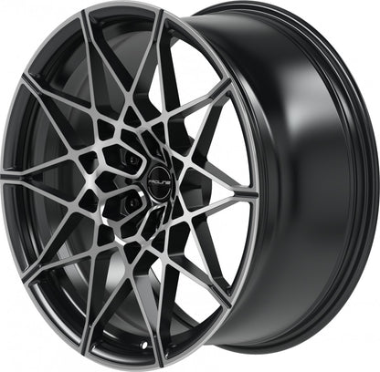 Proline PFM forged black matt polished Alufelge 9.5x20 Zoll ET28 LK 5x112 ML66.5 – Bild 6