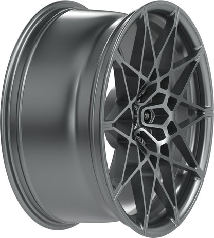 Proline PFM forged matt grey Alufelge 9.5x20 Zoll ET28 LK 5x112 ML66.5 – Bild 4