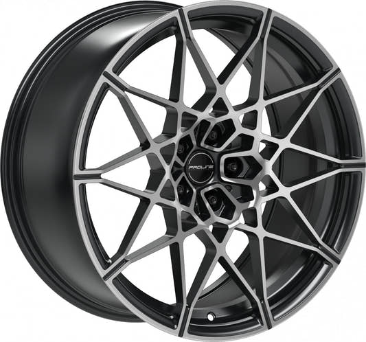 Proline PFM forged black matt polished Alufelge 10.5x20 Zoll ET28 LK 5x112 ML66.5