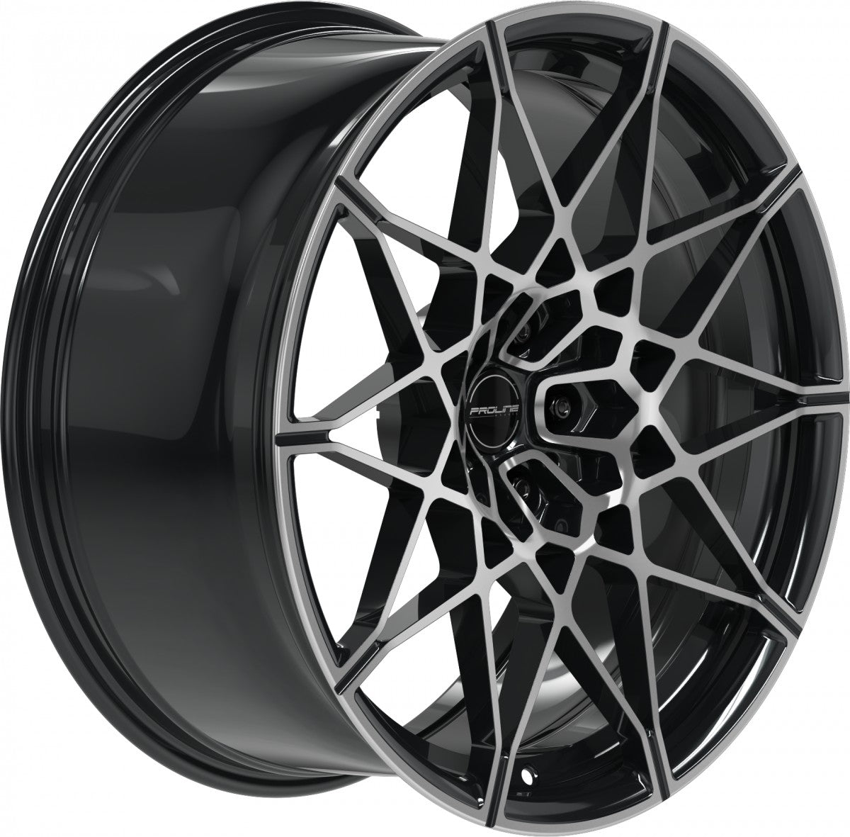 Proline PFM forged black polished Alufelge 10.5x21 Zoll ET20 LK 5x112 ML66.5 – Bild 3
