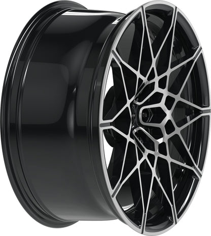 Proline PFM forged black polished Alufelge 10.5x21 Zoll ET20 LK 5x112 ML66.5 – Bild 4