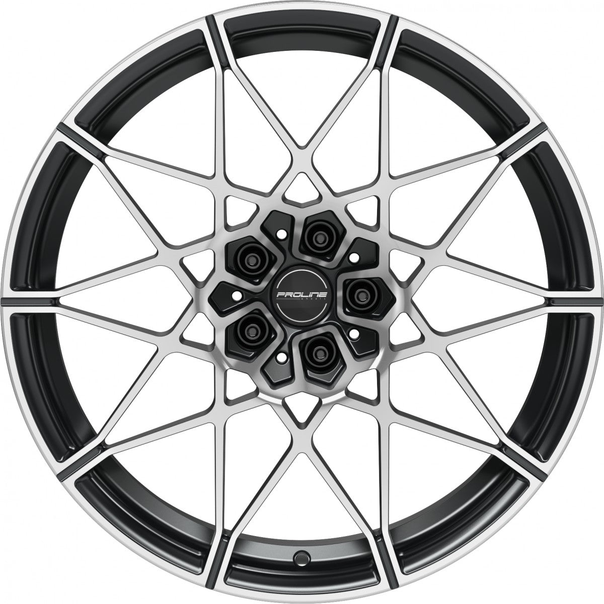 Proline PFM forged black matt polished Alufelge 10.5x21 Zoll ET20 LK 5x112 ML66.5 – Bild 2