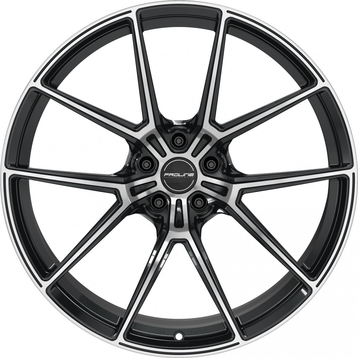 Proline PFR forged black polished Alufelge 10.5x21 Zoll ET19 LK 5x112 ML66.5 – Bild 2
