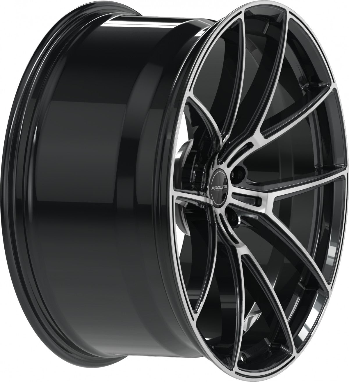Proline PFR forged black polished Alufelge 10.5x21 Zoll ET19 LK 5x112 ML66.5 – Bild 4