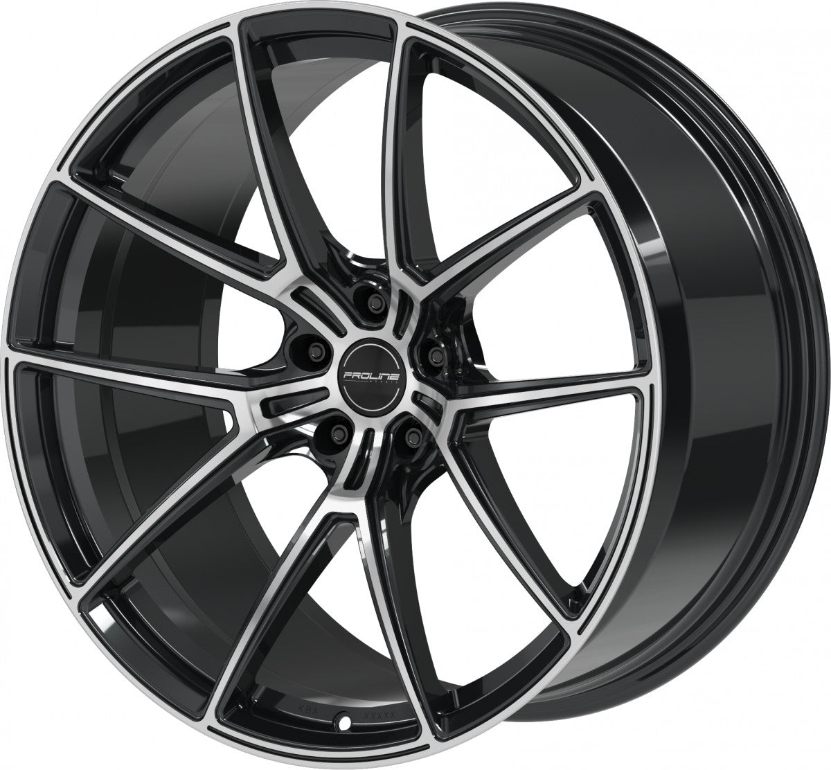 Proline PFR forged black polished Alufelge 10.5x21 Zoll ET19 LK 5x112 ML66.5 – Bild 5