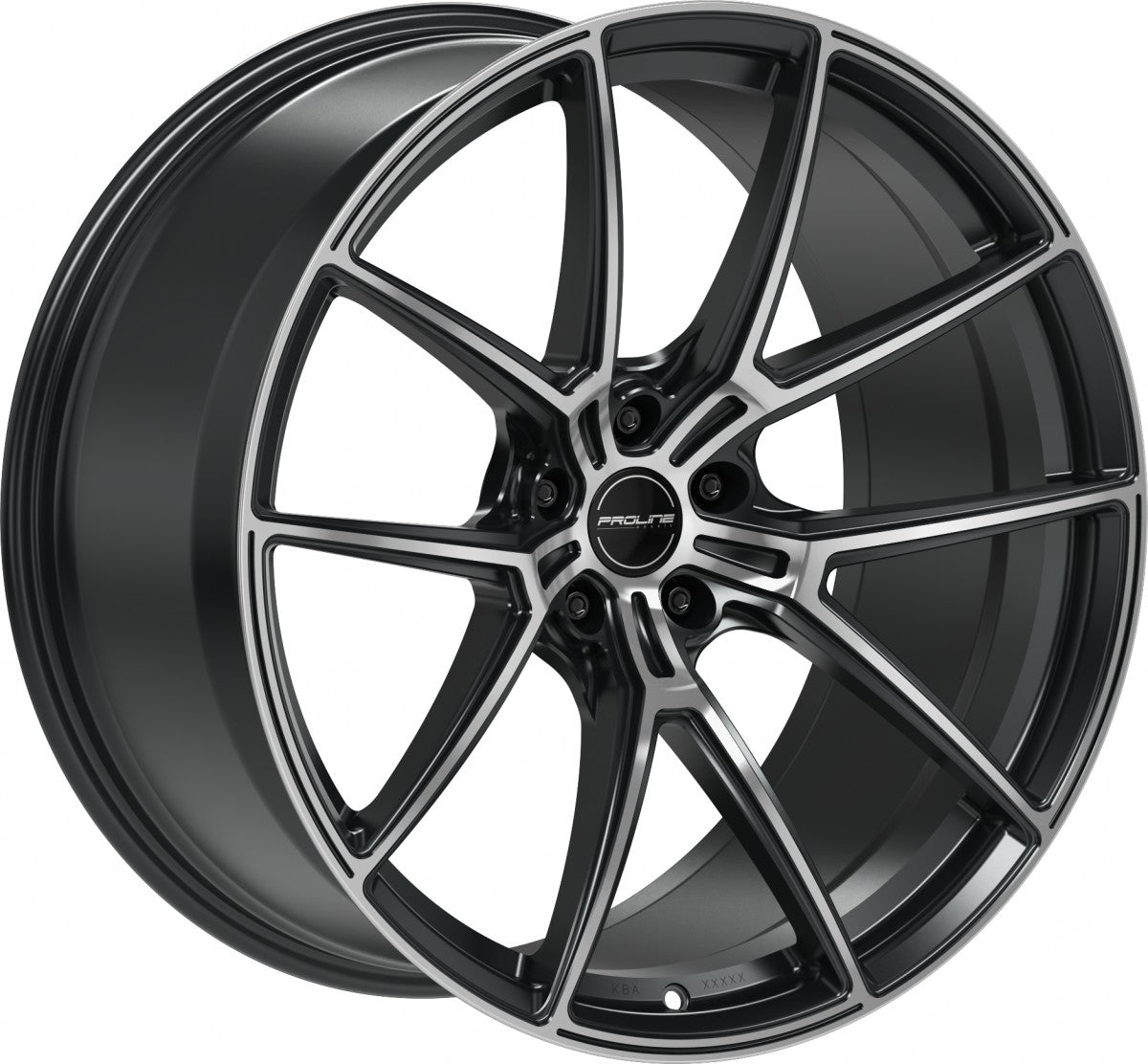 Proline PFR forged black matt polished Alufelge 10.5x21 Zoll ET19 LK 5x112 ML66.5