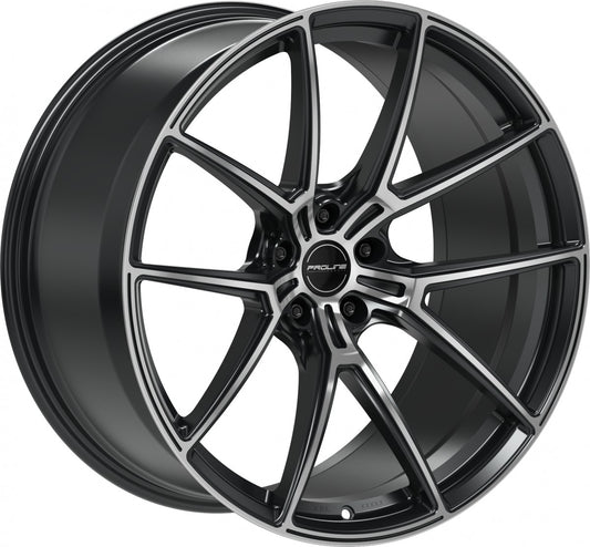 Proline PFR forged black matt polished Alufelge 10.5x21 Zoll ET19 LK 5x112 ML66.5