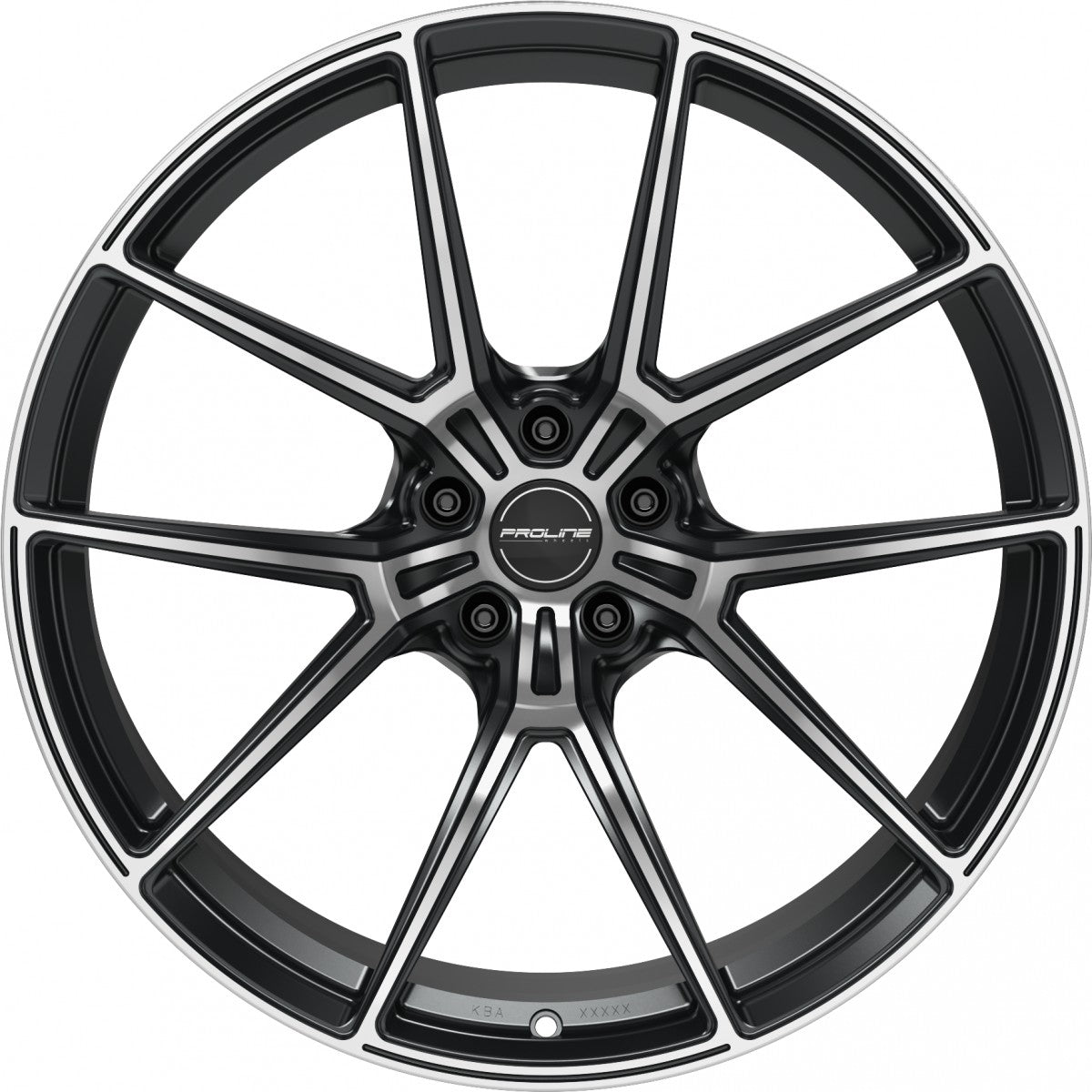Proline PFR forged black matt polished Alufelge 10.5x21 Zoll ET19 LK 5x112 ML66.5 – Bild 2