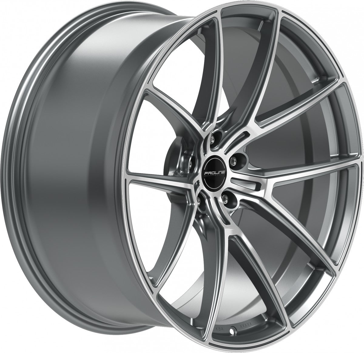 Proline PFR forged matt grey polished Alufelge 10.5x21 Zoll ET19 LK 5x112 ML66.5 – Bild 3