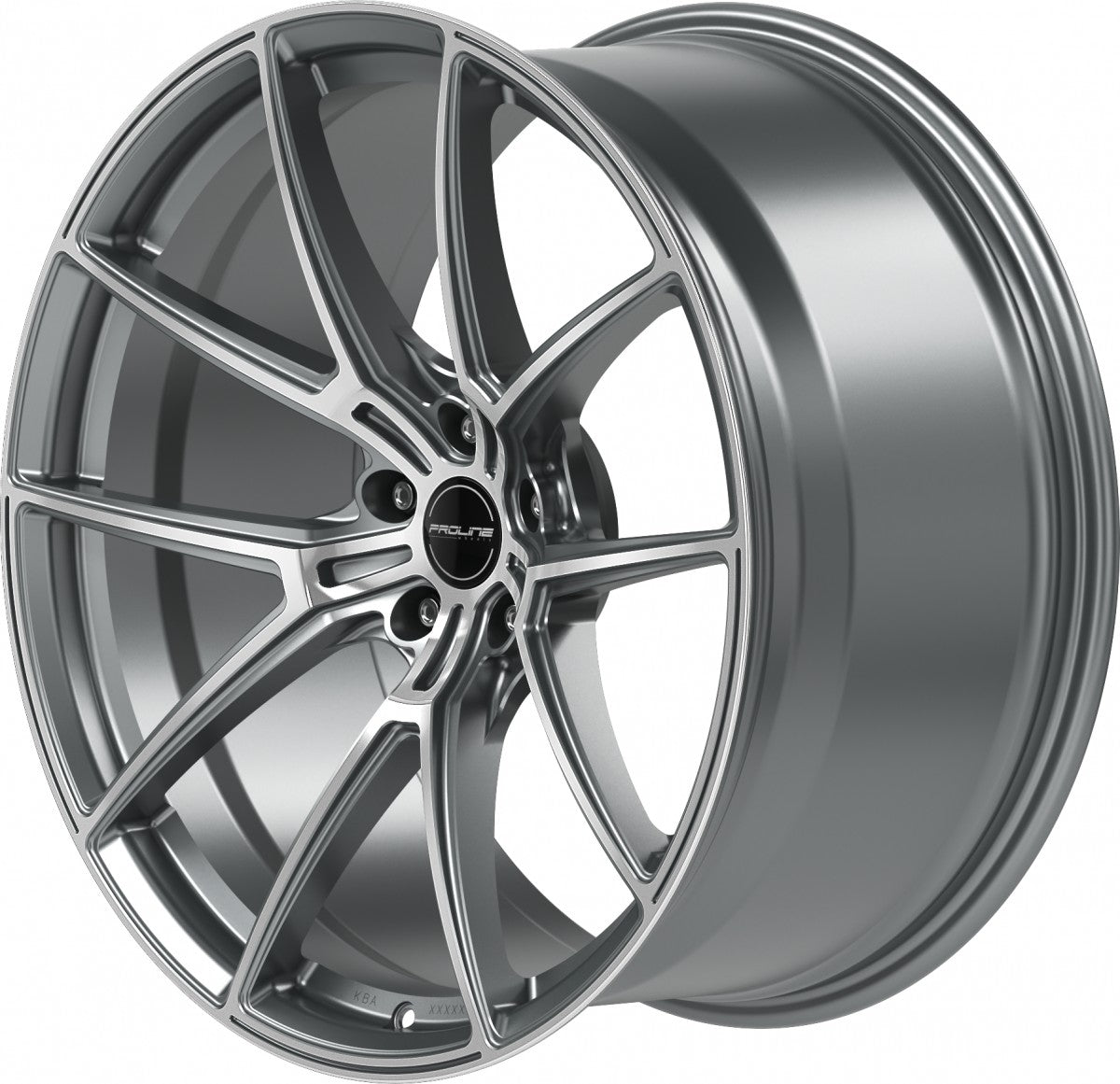 Proline PFR forged matt grey polished Alufelge 10.5x21 Zoll ET19 LK 5x112 ML66.5 – Bild 6