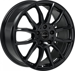 Proline AX100 black glossy Alufelge 7x17 Zoll ET40 LK 4x100 ML63.3