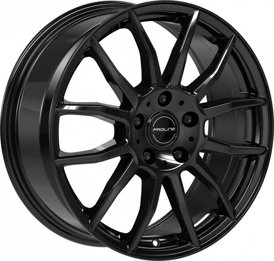 Proline AX100 black glossy Alufelge 7x17 Zoll ET40 LK 5x100 ML63.3