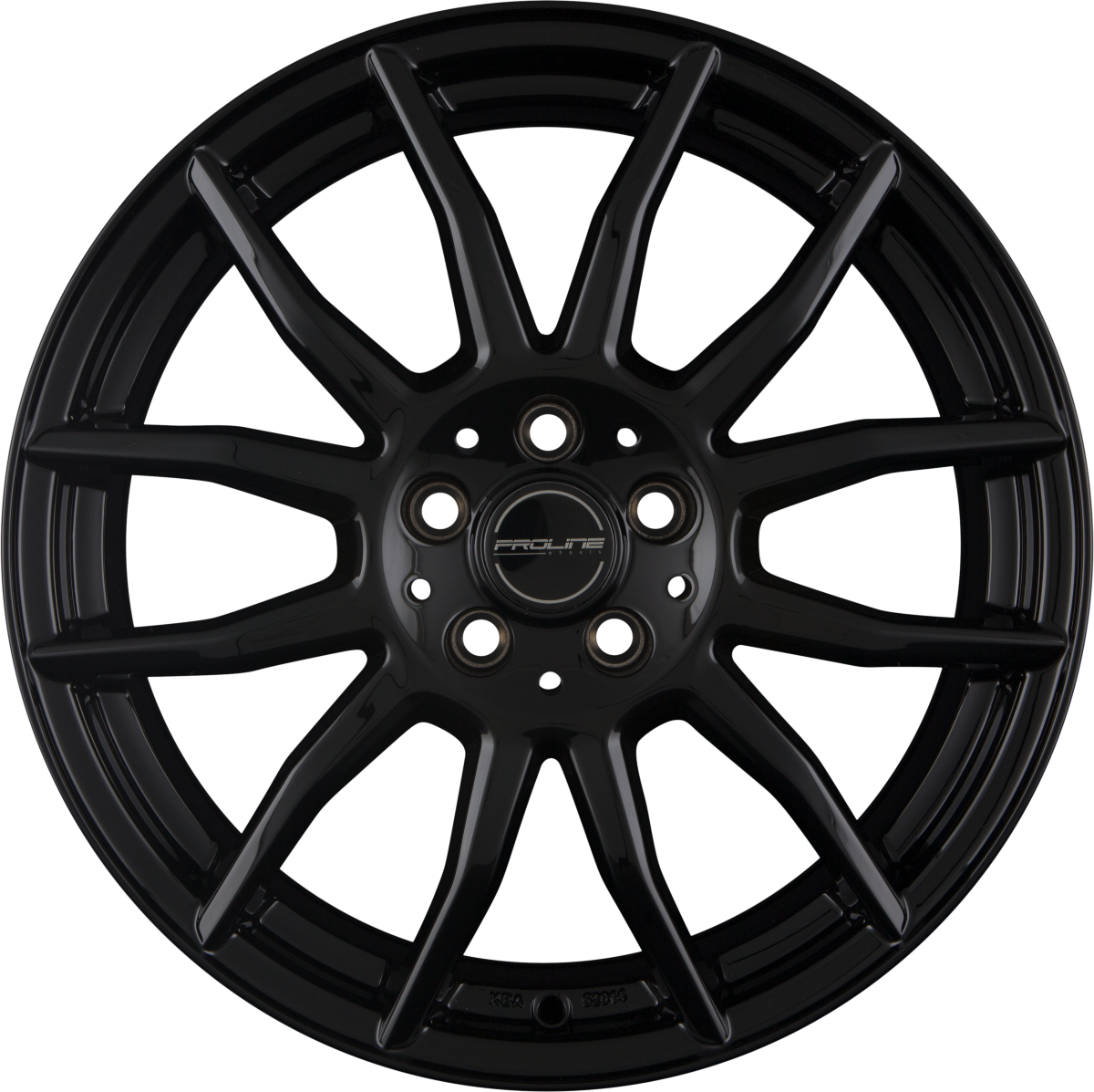 Proline AX100 black glossy Alufelge 7x17 Zoll ET40 LK 5x112 ML66.5 – Bild 7