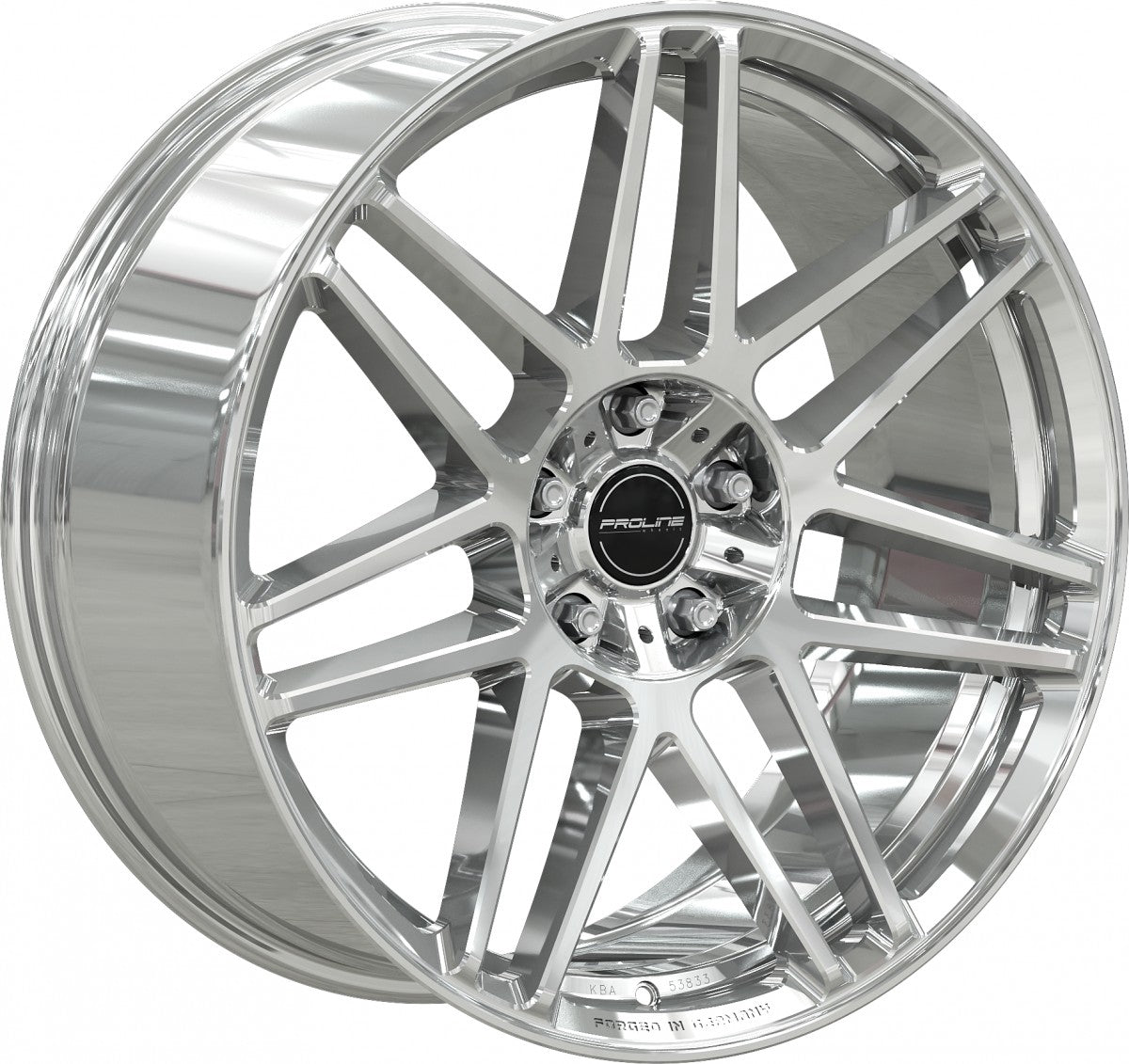 Proline PFG forged full polished Alufelge 10x22 Zoll ET21 LK 5x130 ML84