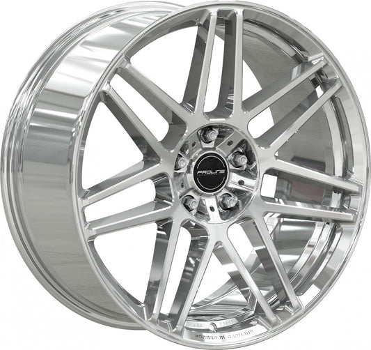Proline PFG forged full polished Alufelge 10x22 Zoll ET21 LK 5x130 ML84