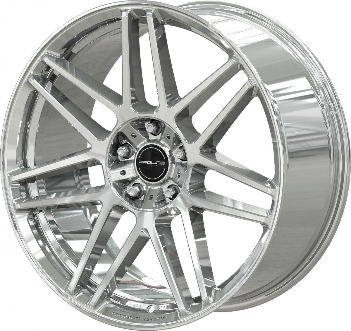 Proline PFG forged full polished Alufelge 10x22 Zoll ET21 LK 5x130 ML84 – Bild 5