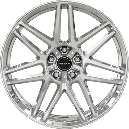 Proline PFG forged full polished Alufelge 10x22 Zoll ET35 LK 5x130 ML84 – Bild 2
