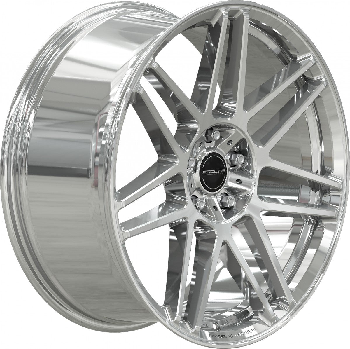Proline PFG forged full polished Alufelge 10x22 Zoll ET35 LK 5x130 ML84 – Bild 3