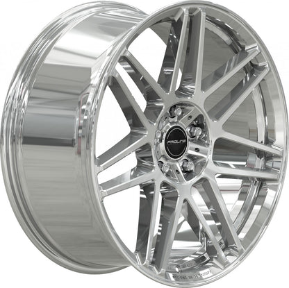 Proline PFG forged full polished Alufelge 10x22 Zoll ET35 LK 5x130 ML84 – Bild 3